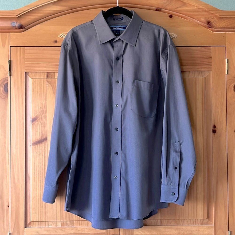 🌟HP🌟Croft & Barrow Classic Fit No-iron Dress Shirt
